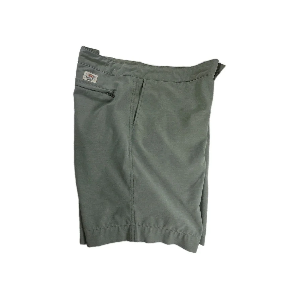 Faherty Belt Loop All Day Shorts Green Drawstring 9